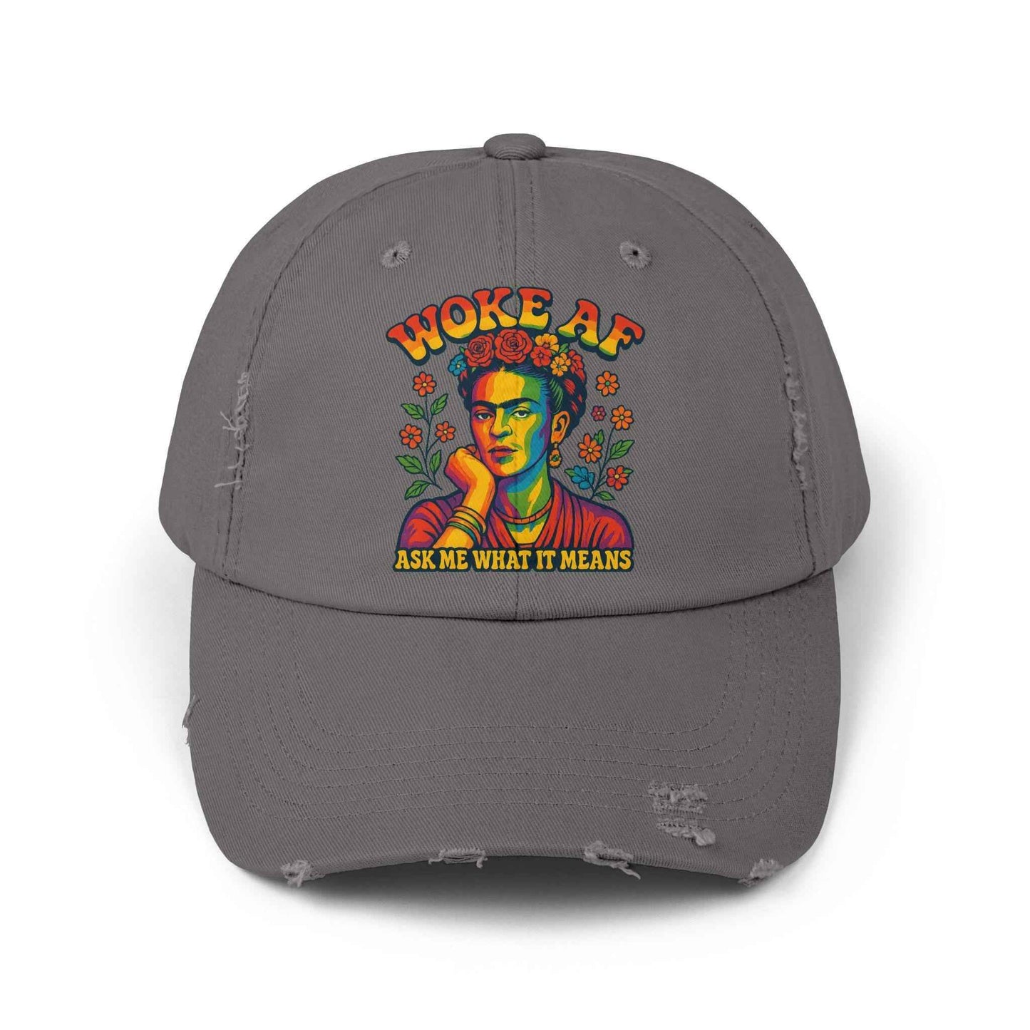 Frida Kahlo Hat Woke Frida Kahlo Hat, NOT EMBROIDERY