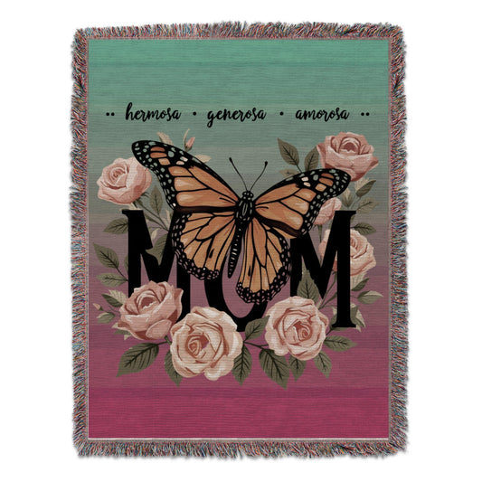 Custom Blanket Woven Amzing Soft Materials Celerbate Her, Celebrate Mother's day or Gift For Her
