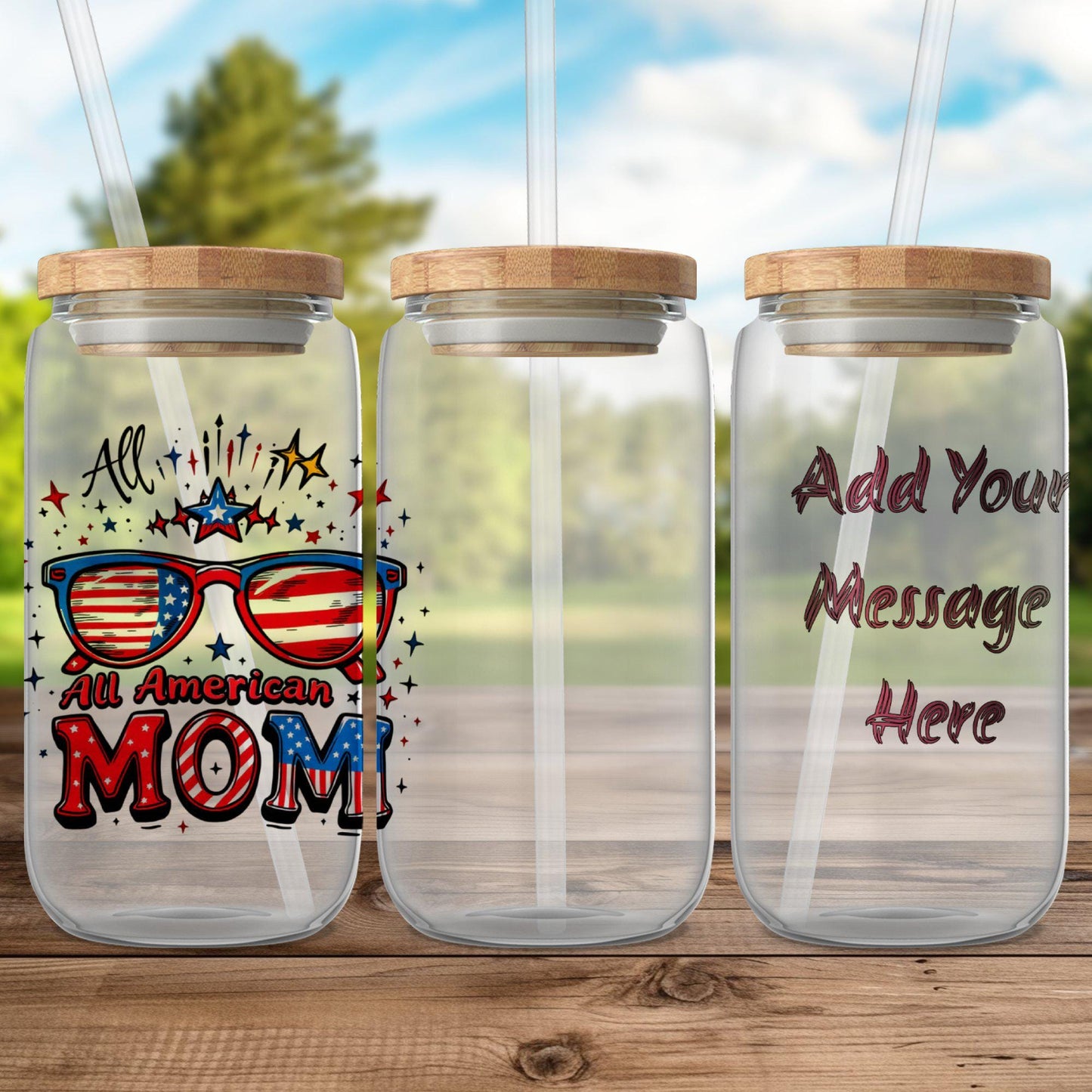 Mom Mug Gifted for All-American Mothers - Customizable Birthday and Mother's Day Travel Mug