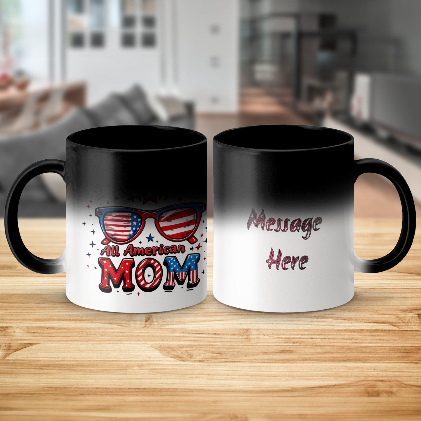 Mom Mug Gifted for All-American Mothers - Customizable Birthday and Mother's Day Travel Mug