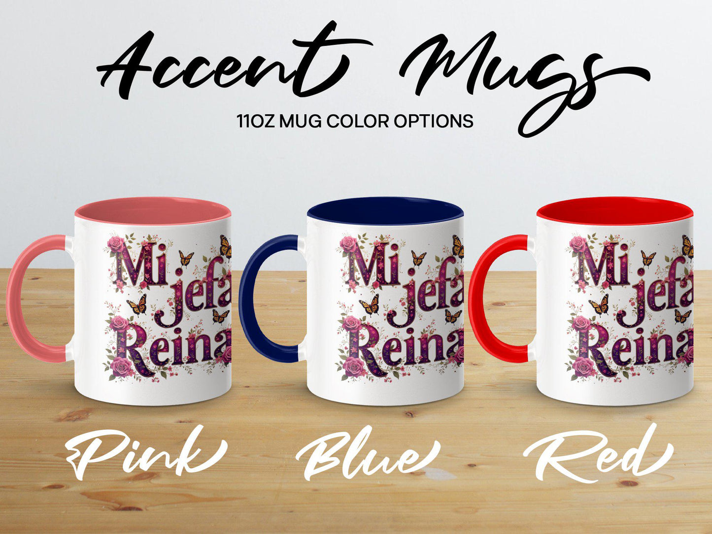 Mom Mug: Handmade Best Mom Reina Coffee Mug, Gift for Her