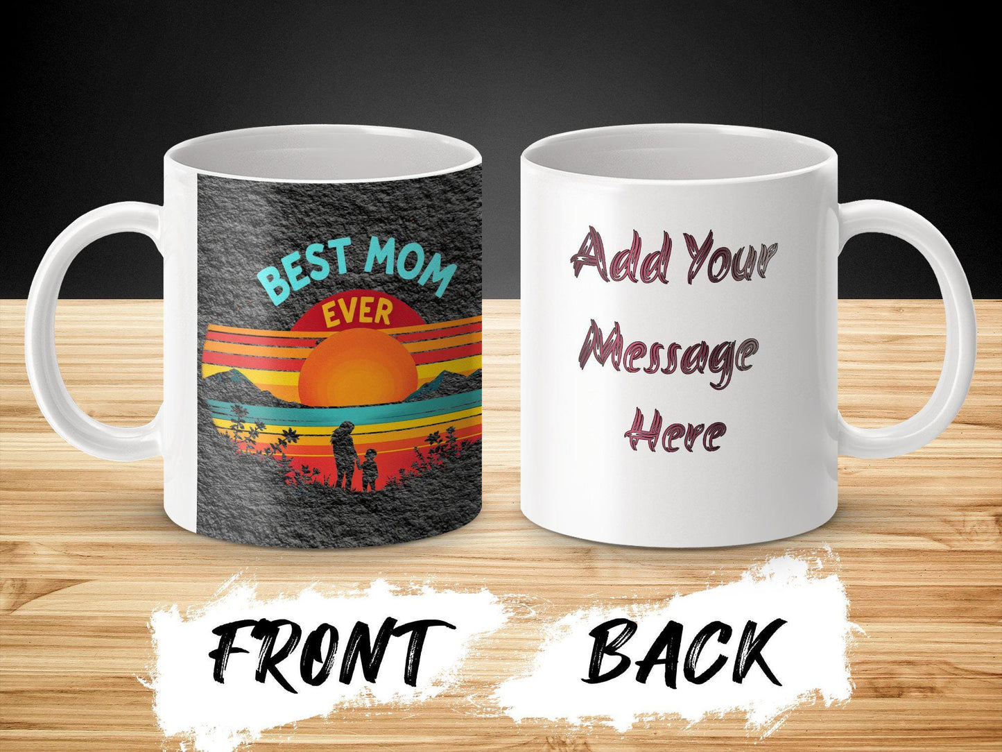 Mom Mug: Handmade Travel Gift for Best Mother - Coffee Cup for Birthday