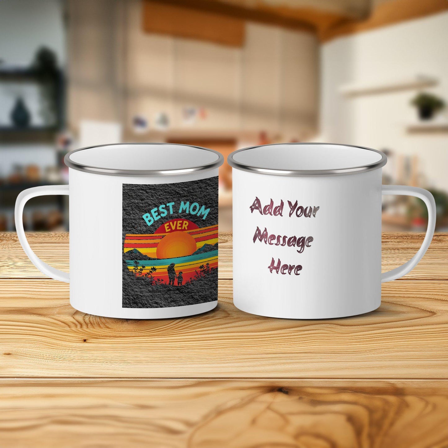 Mom Mug: Handmade Travel Gift for Best Mother - Coffee Cup for Birthday
