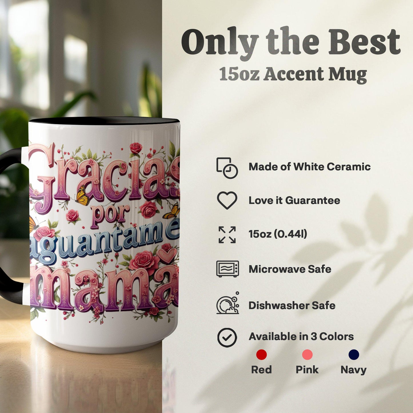 Mom Mug - Personalized Travel Coffee Cup for Mother's Day