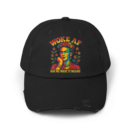 Frida Kahlo Hat Woke Frida Kahlo Hat, NOT EMBROIDERY
