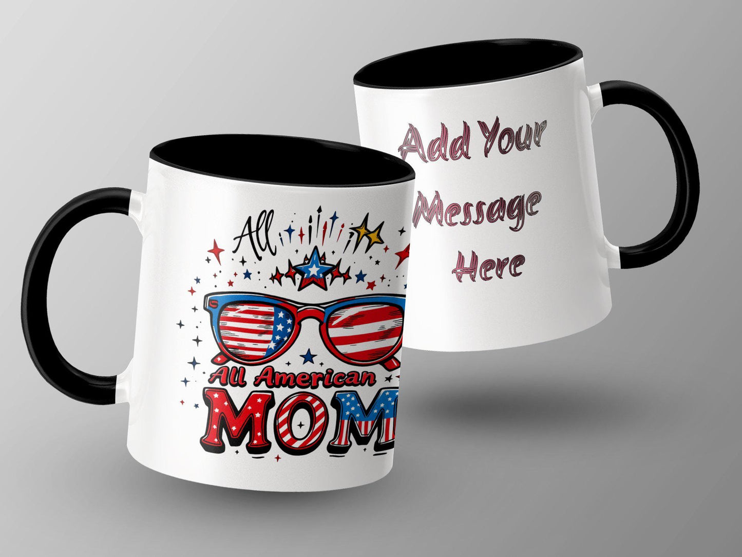Mom Mug Gifted for All-American Mothers - Customizable Birthday and Mother's Day Travel Mug