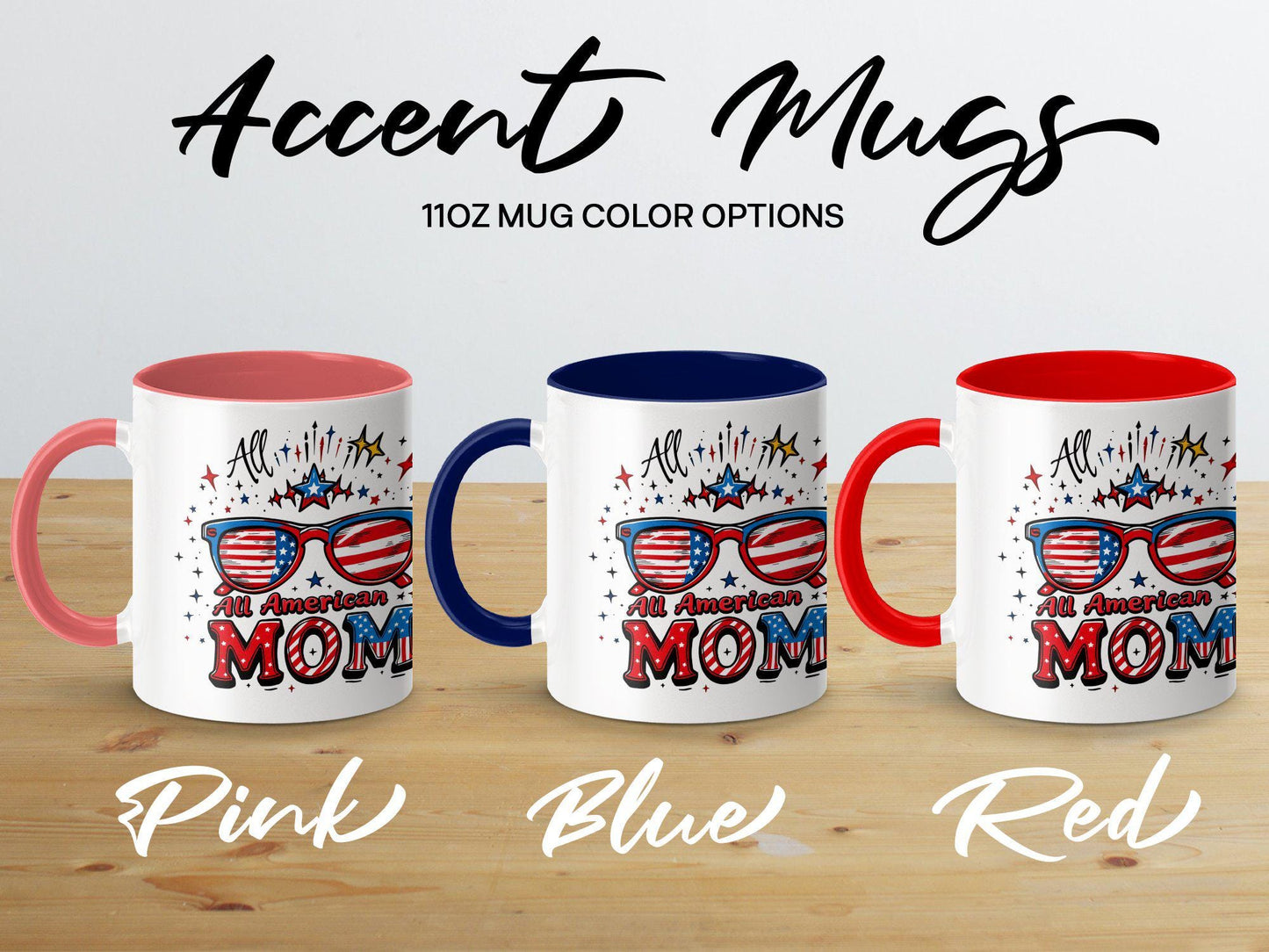 Mom Mug Gifted for All-American Mothers - Customizable Birthday and Mother's Day Travel Mug