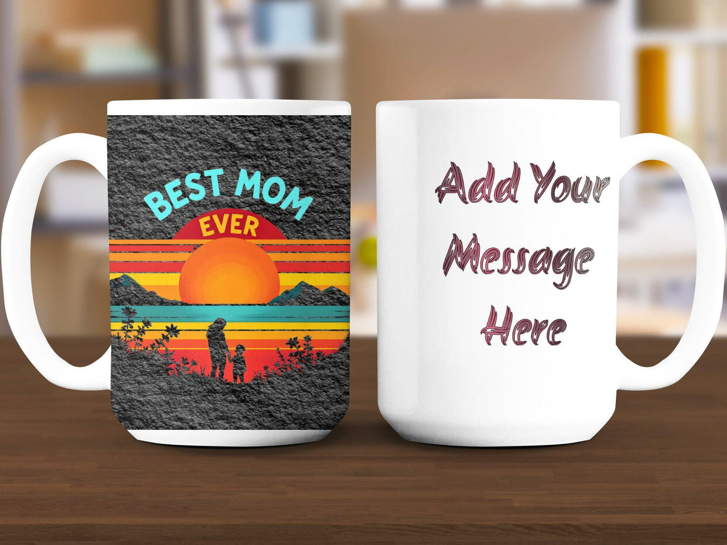 Mom Mug: Handmade Travel Gift for Best Mother - Coffee Cup for Birthday