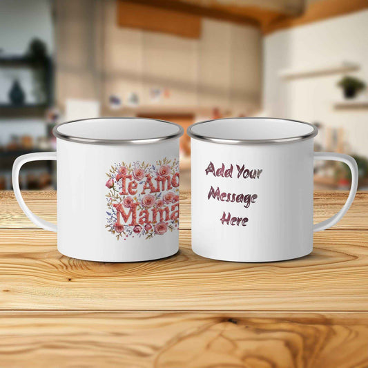 Mom Mug - Customizable Te Amo Mama Coffee Gift for Best Mother