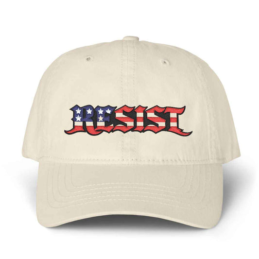 Embroidery Cap with 'RESIST' Patriotic Design |Resist Hat
