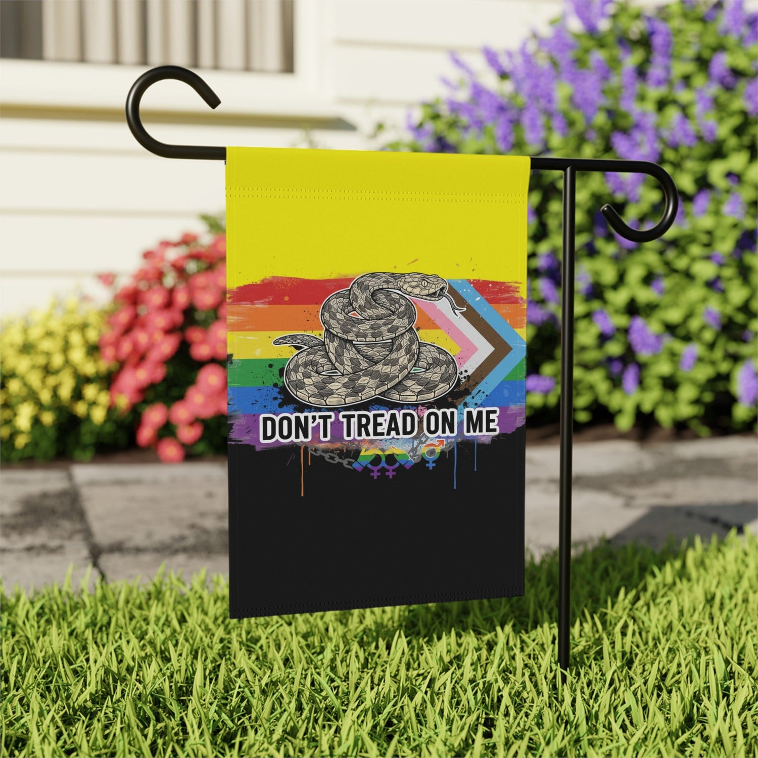 Pride Garden Flag | LGBTQ+ Ally Outdoor Decor | Show Your Pride Year-Round