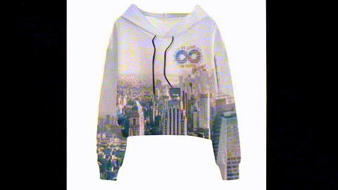 Anti Trump Cropped Top Hoodies
