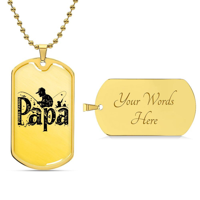 Father's Day Custom Military Dog Tags Add Name