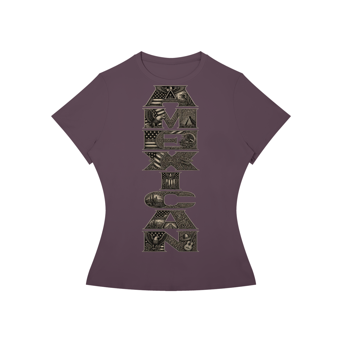 Amexican Pride Brown and Proud Women’s Slim Fit Performance T-Shirt
