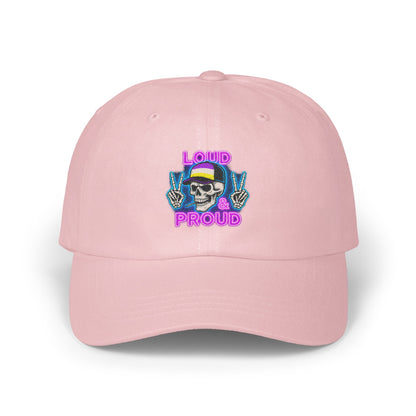 Loud and Proud Skull Peace Sign Embroidery Hat product