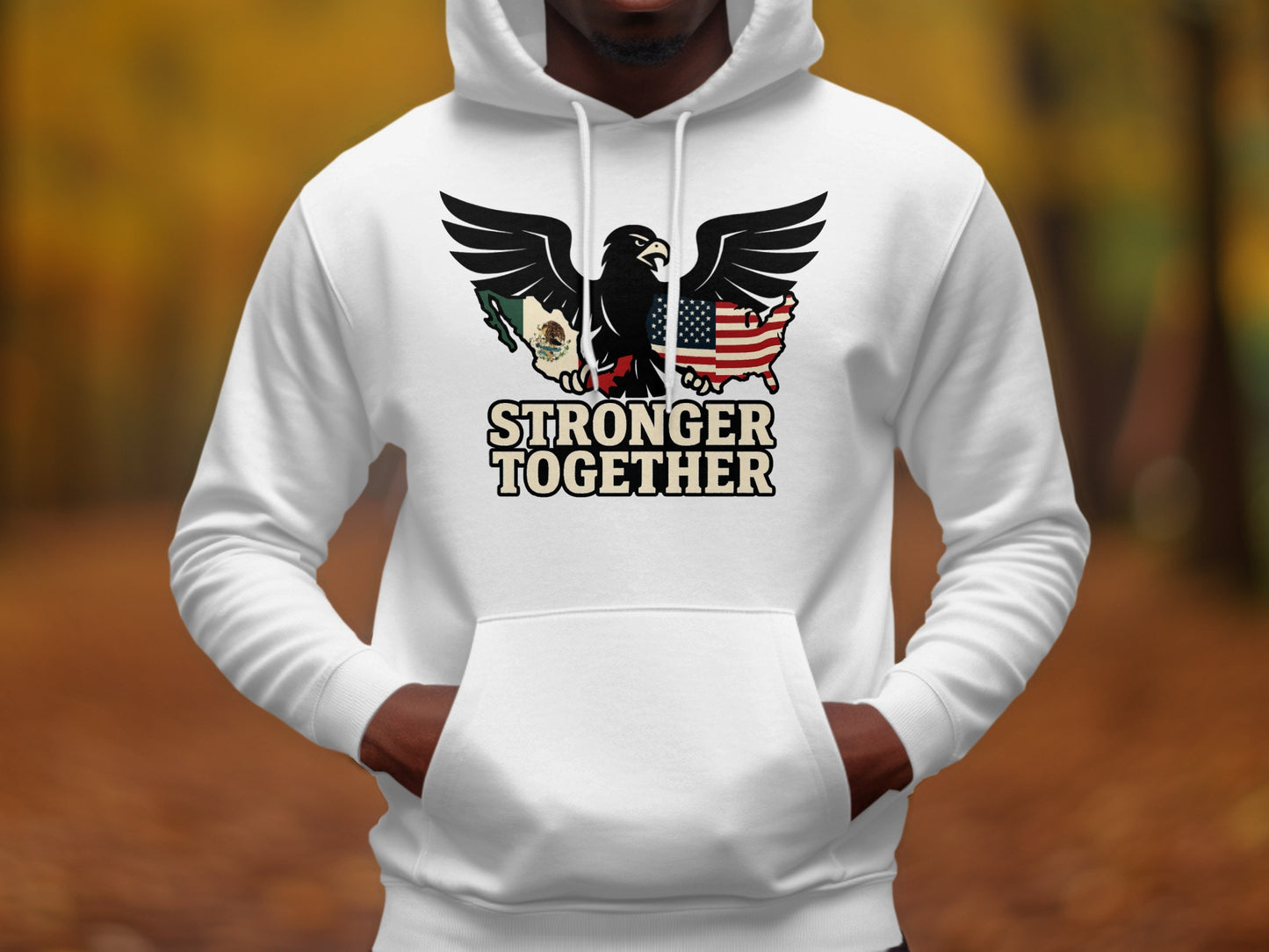 Stronger Together USA Eagle Graphic Hoodie product