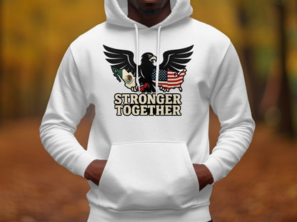 Stronger Together USA Eagle Graphic Hoodie product