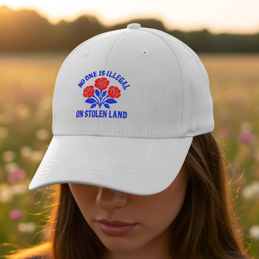 No One is Illegal on Stolen Land Hat product