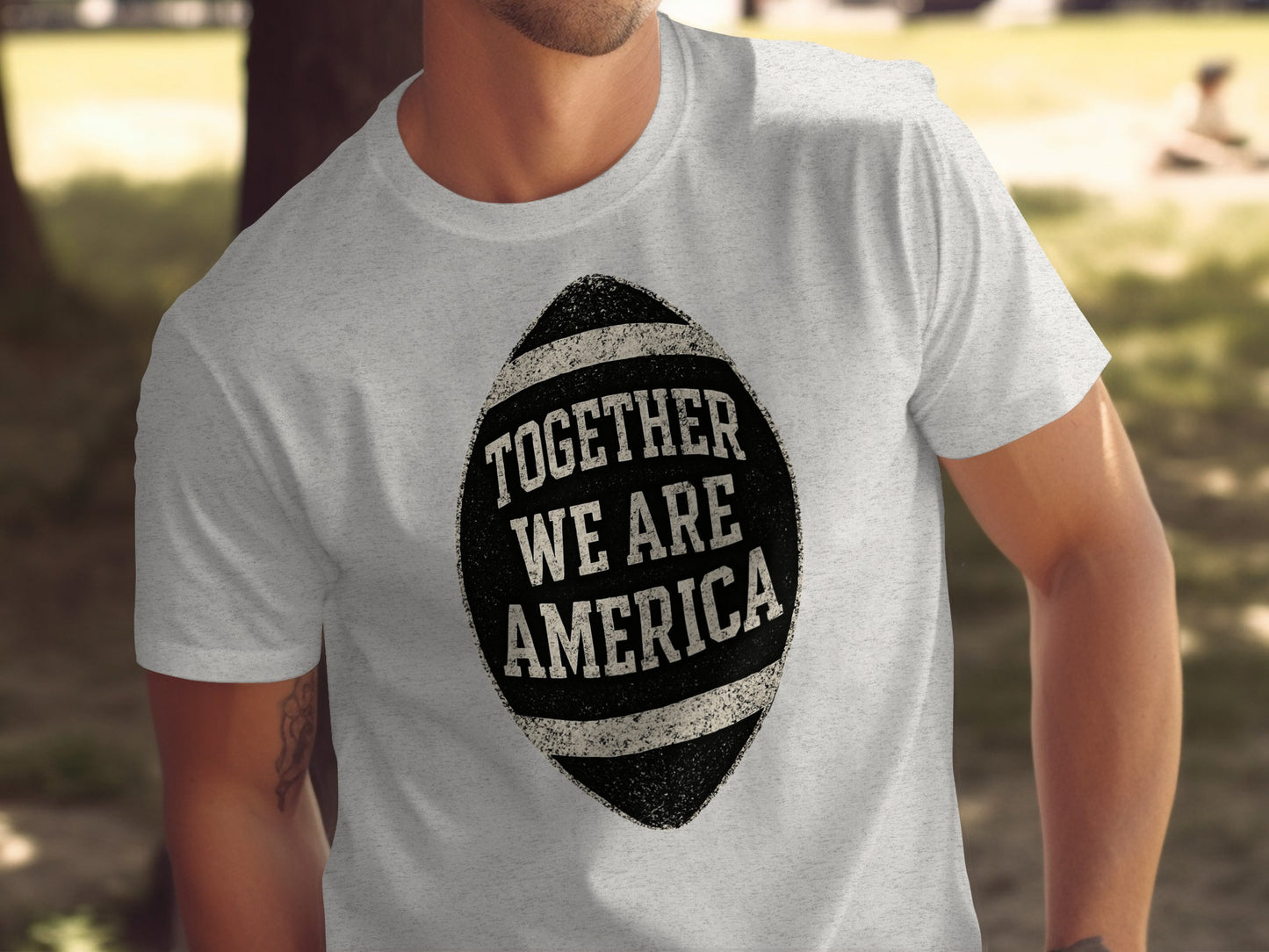 Together We Are America Graphic Print Shirt