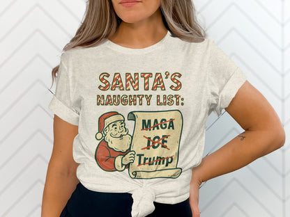 Santa's Naughty List Graphic T-Shirt