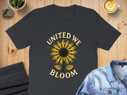 United We Bloom Sunflower Graphic T-shirt product