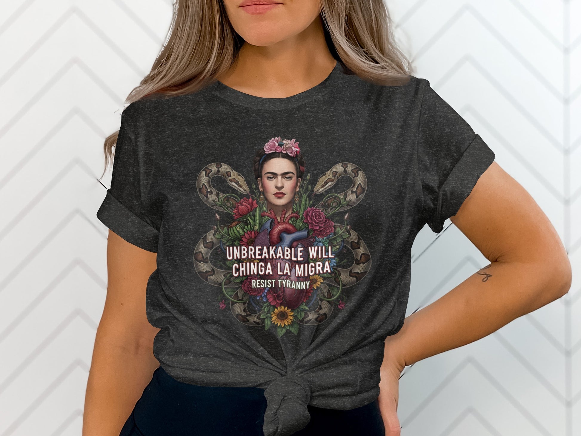 Unbreakable Will Chinga La Migra Resist Tyranny product type