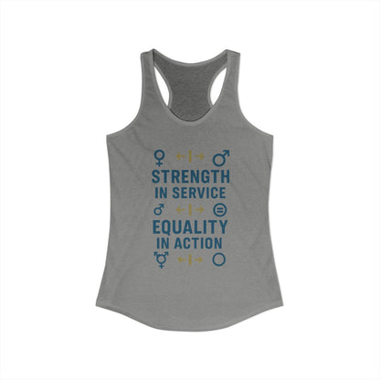 Strength in Service Equality in Action Tank Top