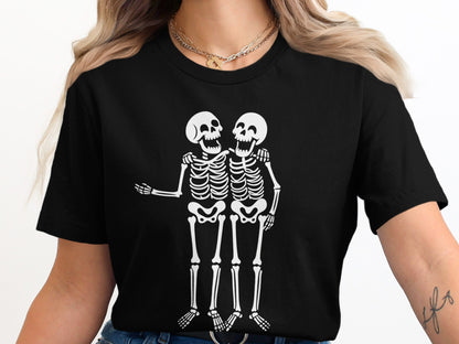 Skeleton Friends Graphic Short Sleeve Shirt product type