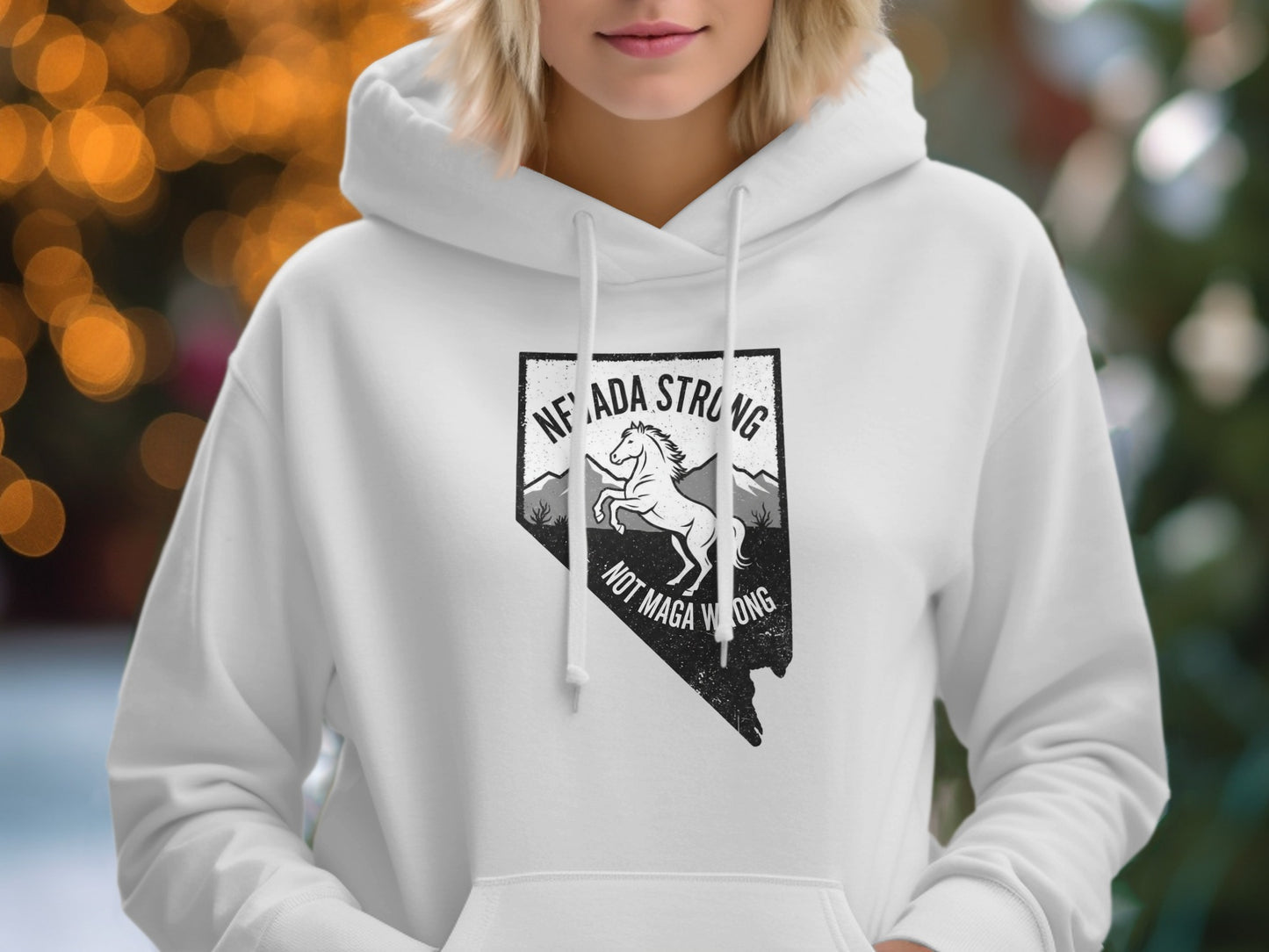 Nevada Strong Not Maga Wrong Hoodie product