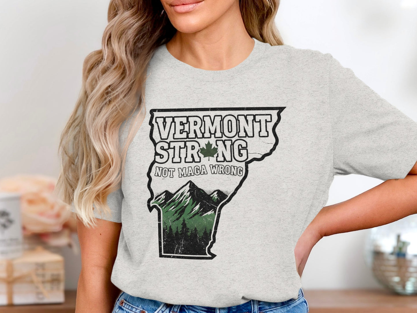 Vermont Strong Not Maga Wrong T-shirt product type