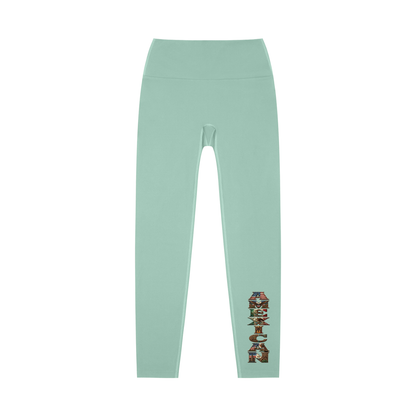 AMEXICAN Top Quality High-Waisted Yoga Leggings | Show Your Roots