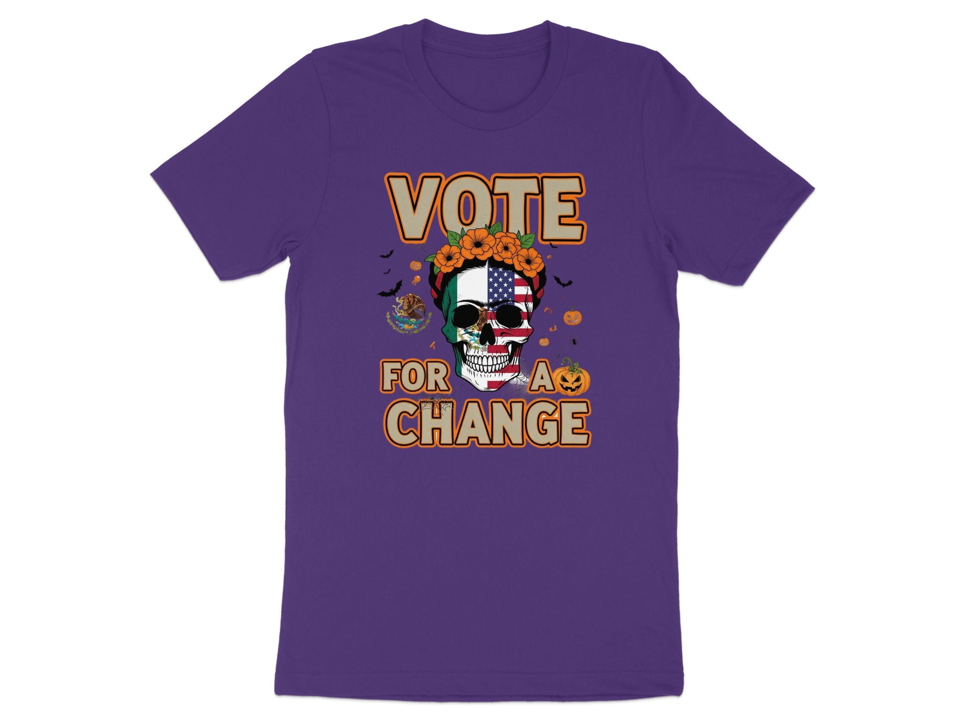 Vote For A Change Skull Graphic T-Shirt product type