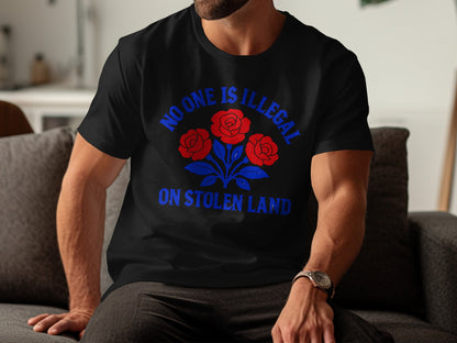 No One Is Illegal On Stolen Land T-Shirt product
