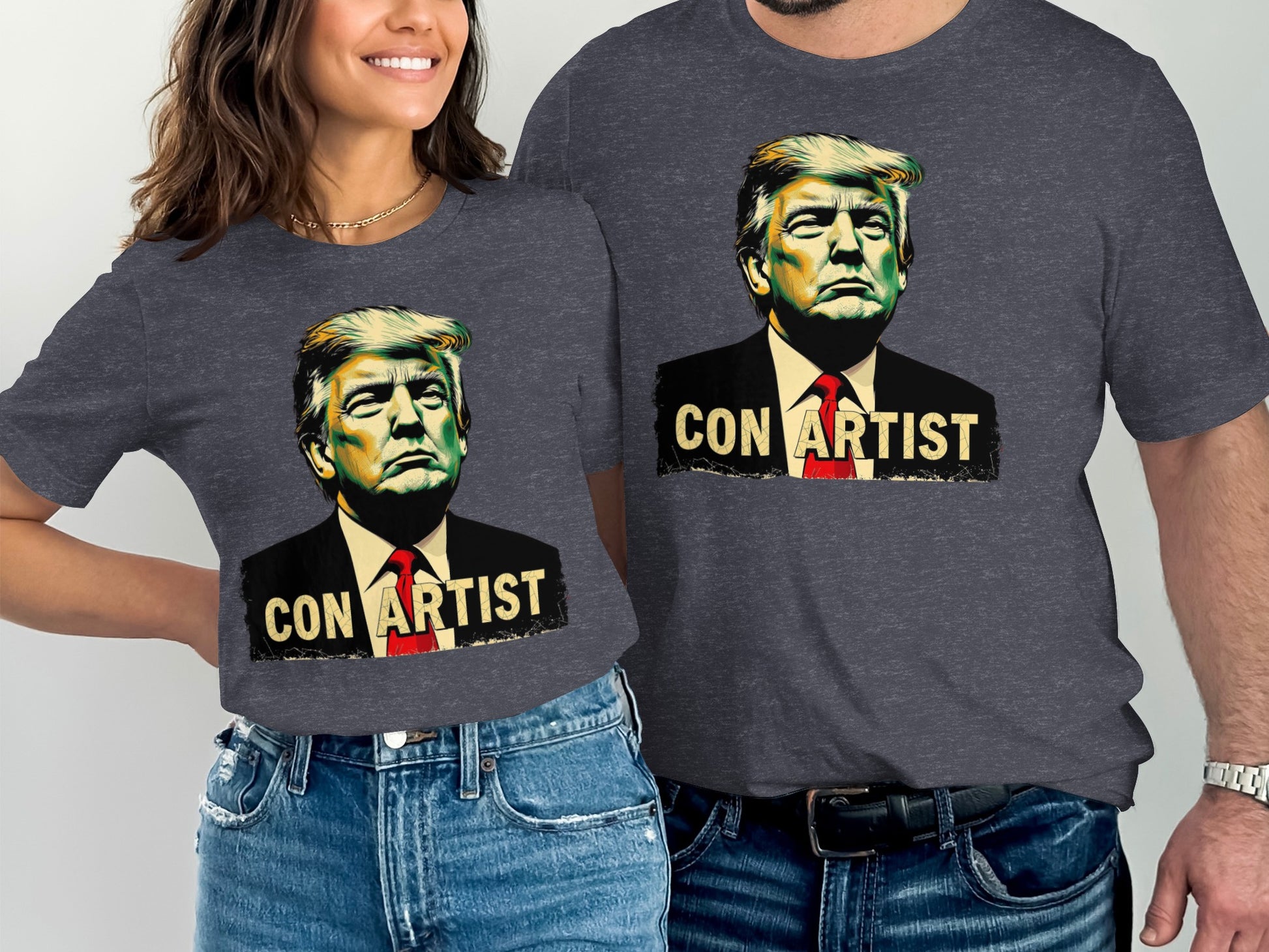 Con Artist Graphic Tee Shirt Unique Fun Product