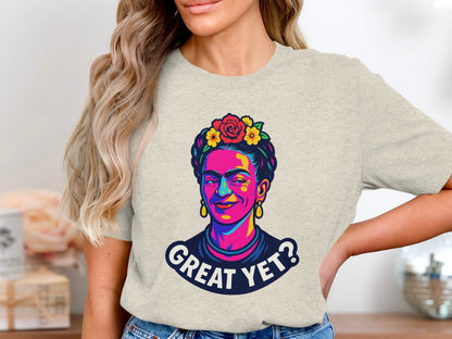 Colorful Great Yet Graphic T-shirt for Women product