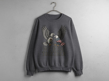 Majestic Eagles We Rise Together Sweatshirt