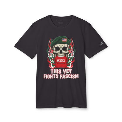 This Vet Fights Fascism Graphic T-Shirt
