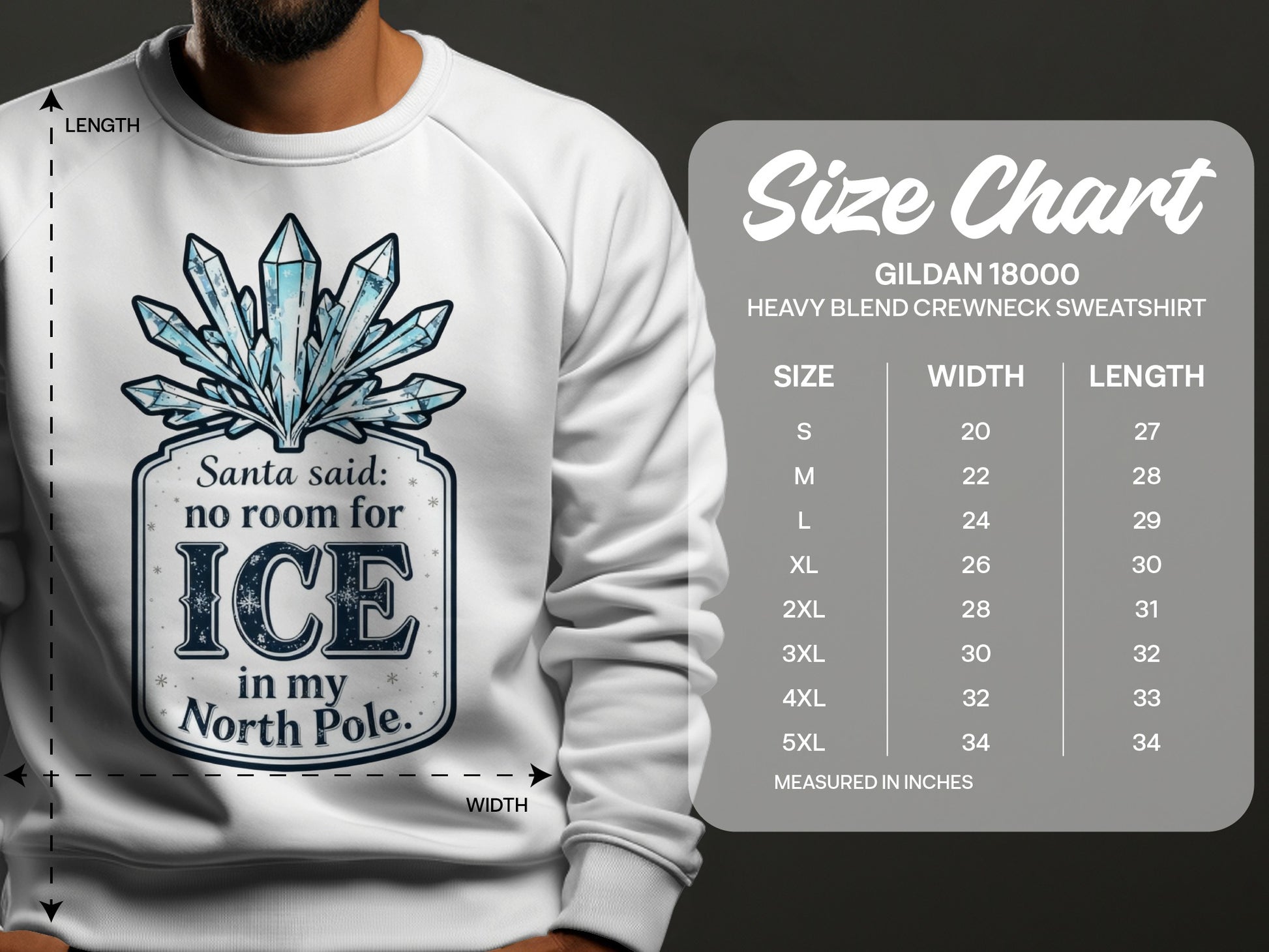 Santa Said No Room for Ice in My North Pole sweatshirt