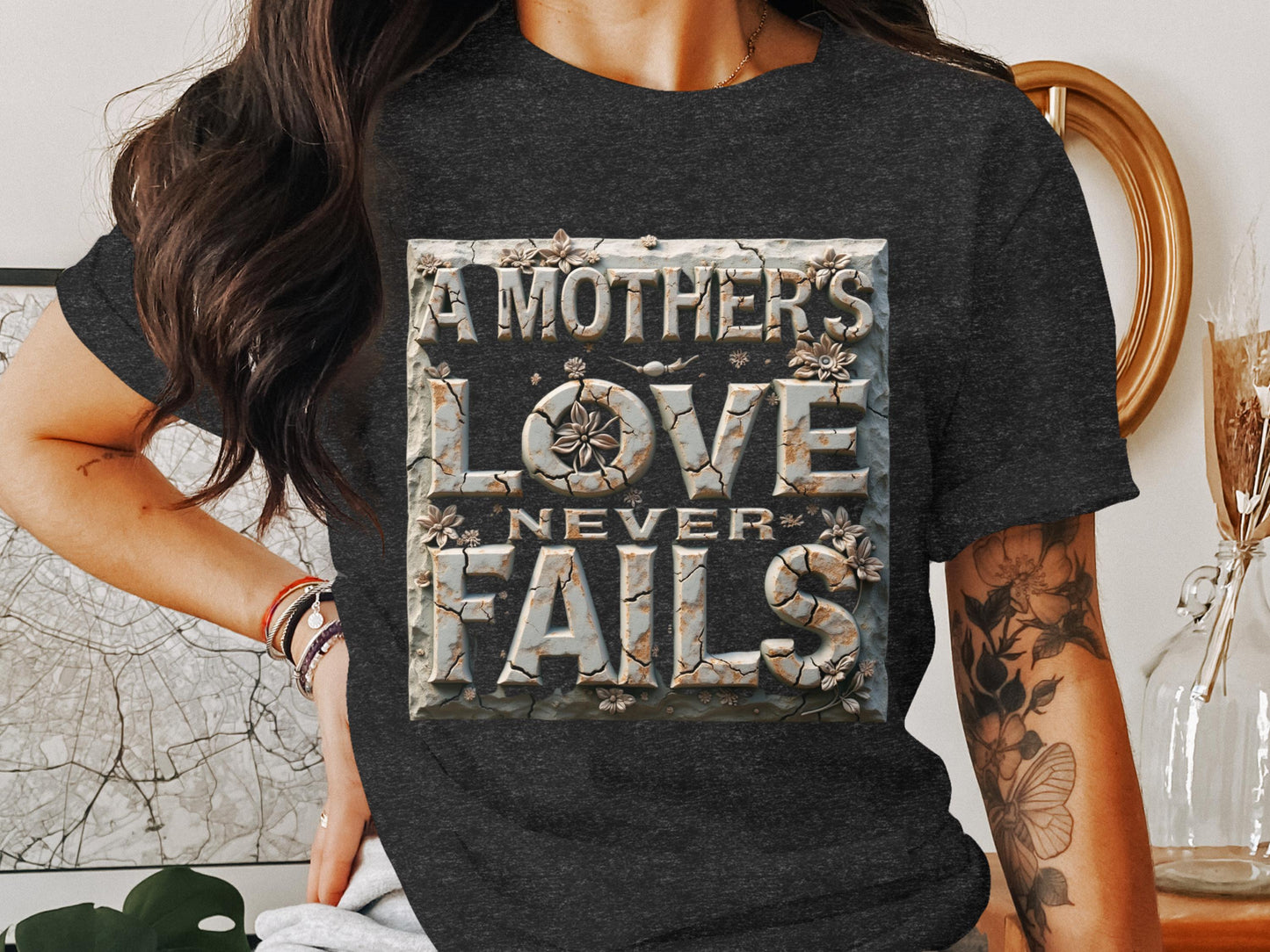 A Mother's Love Never Fails Graphic Tee Shirt product