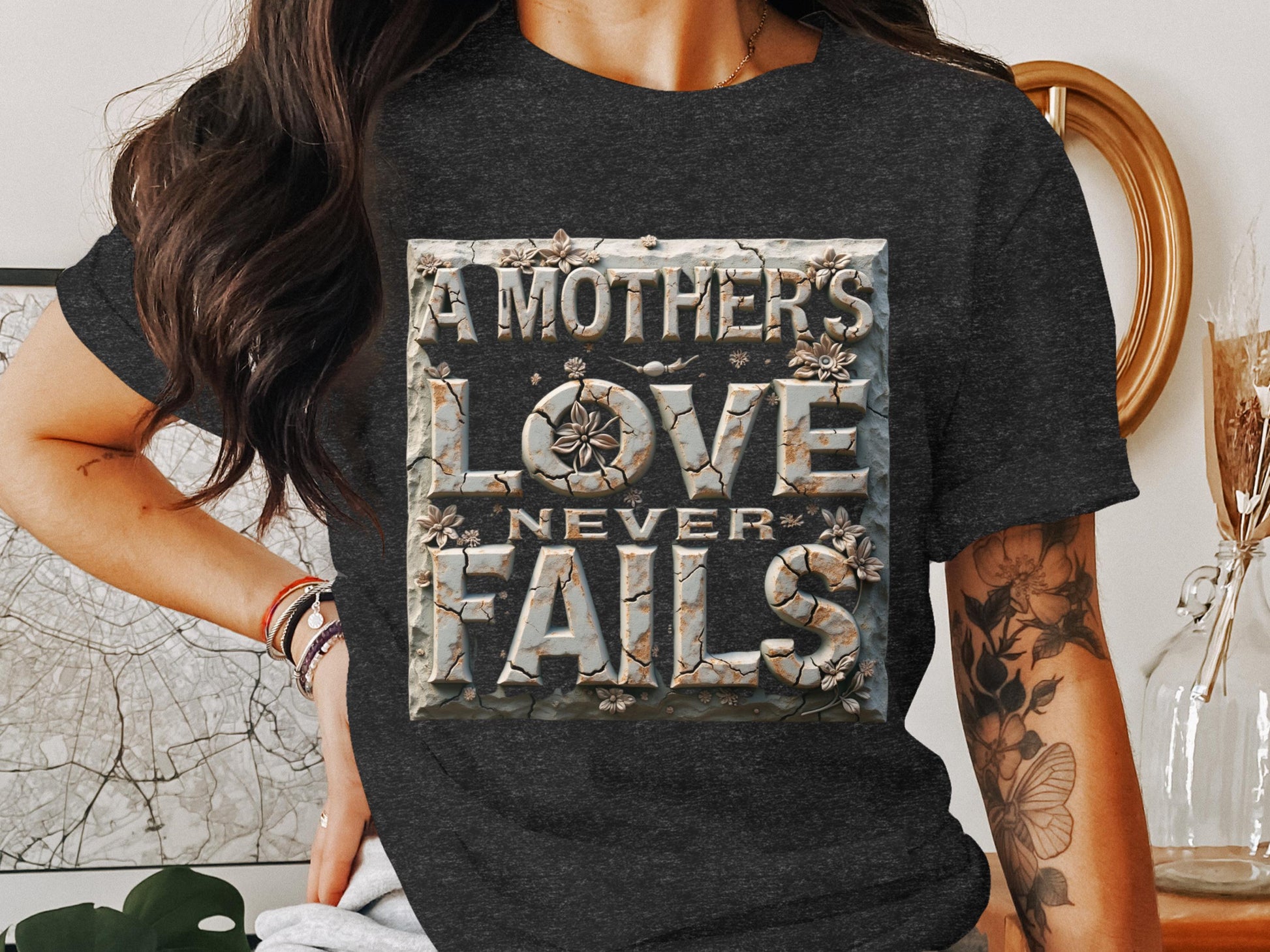 A Mother's Love Never Fails Graphic Tee Shirt product