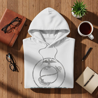 Stylish Hoodie with Rope and Anchor Design