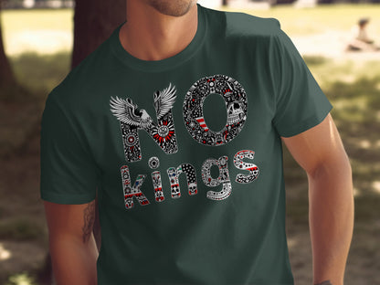 NO Kings Graphic Design T-Shirt product type