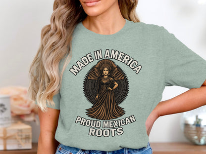 Made in America Proud Mexican Roots Graphic Tee product