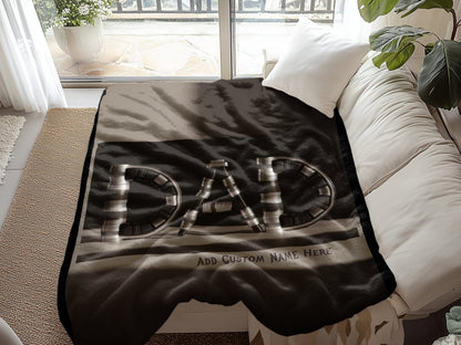 Personalized Dad Design Throw Blanket Product