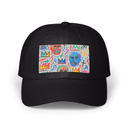 Colorful Street Art Graphic on Black Cap product type