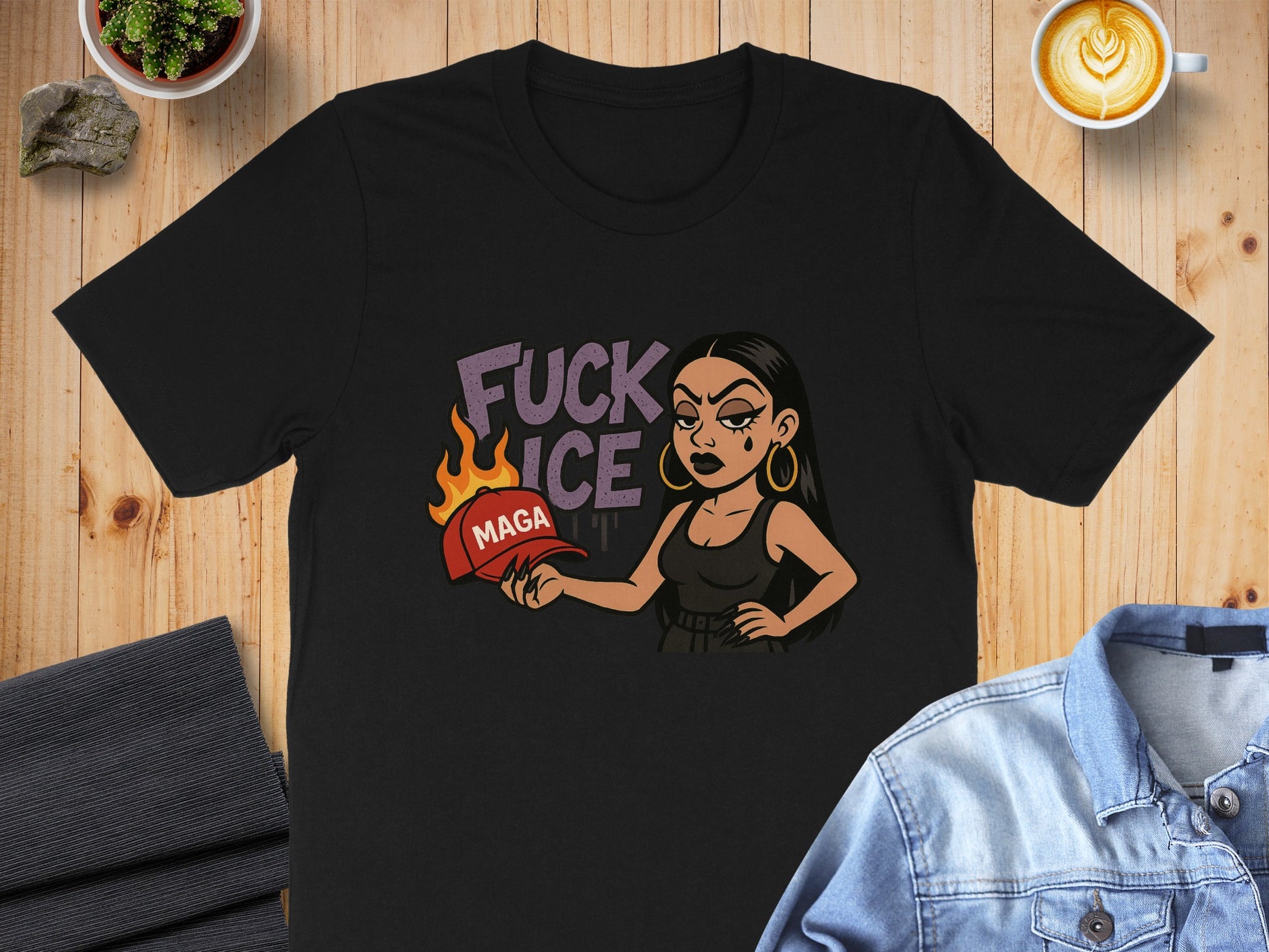 Fierce Statement Graphic Tee Anti-Ice Design product type