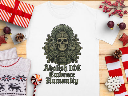 Abolish ICE Embrace Humanity T-Shirt Graphic Design