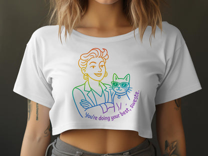 You're Doing Your Best Sweetie Cat Shirt product
