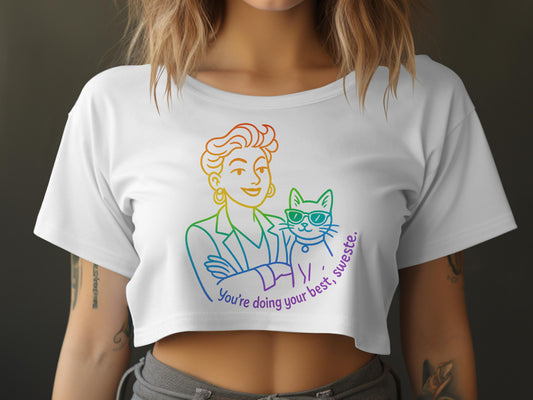 You're Doing Your Best Sweetie Cat Shirt product