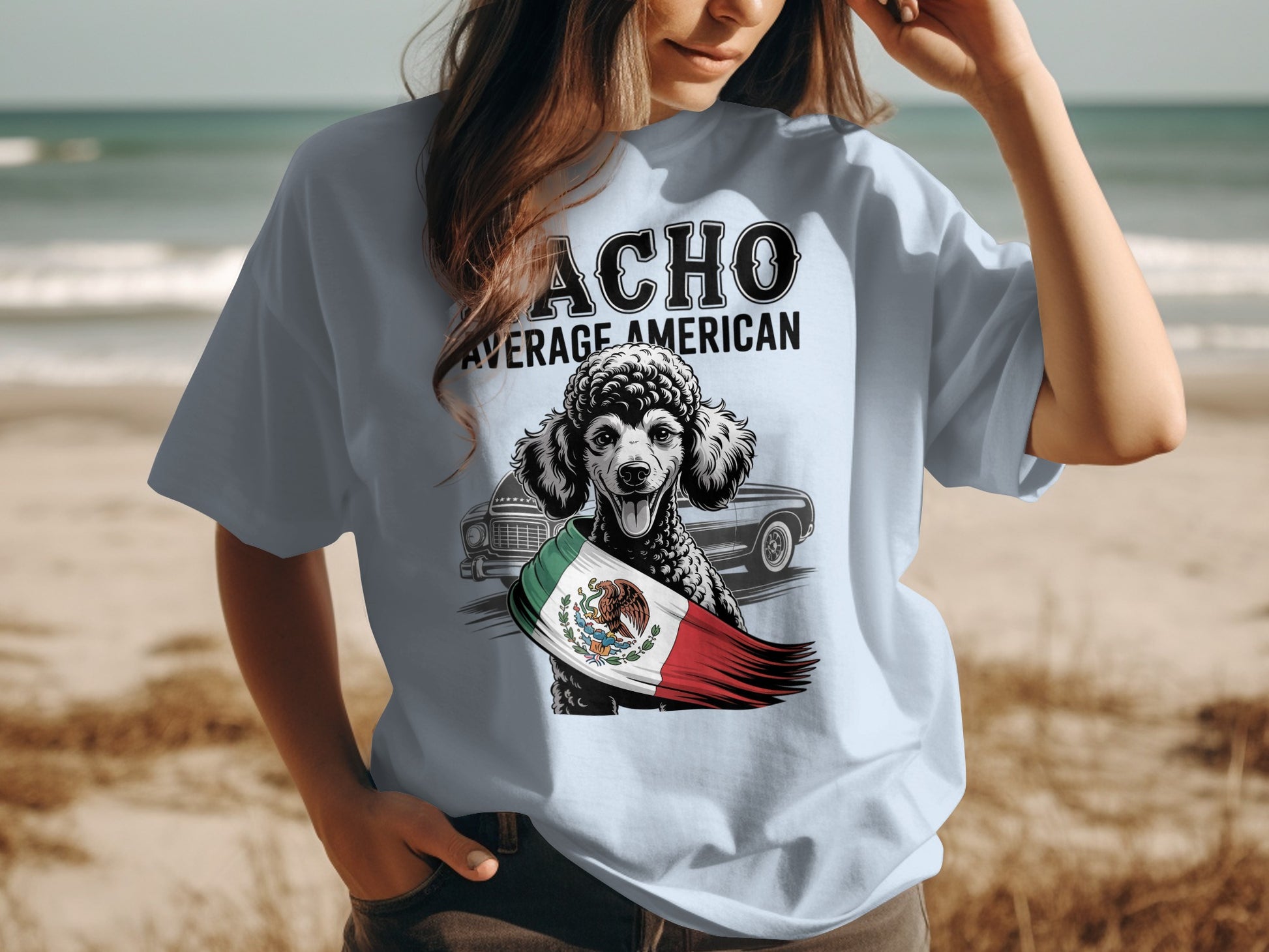 Nacho Average American Poodle T-Shirt product type